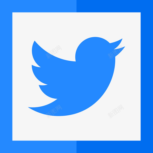 Twitter社交媒体徽标集扁平图标svg_新图网 https://ixintu.com Twitter 扁平 社交媒体徽标集