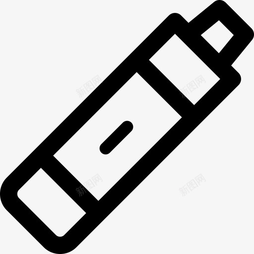 药膏医药医疗收藏图标svg_新图网 https://ixintu.com 医疗收藏 医药 药膏