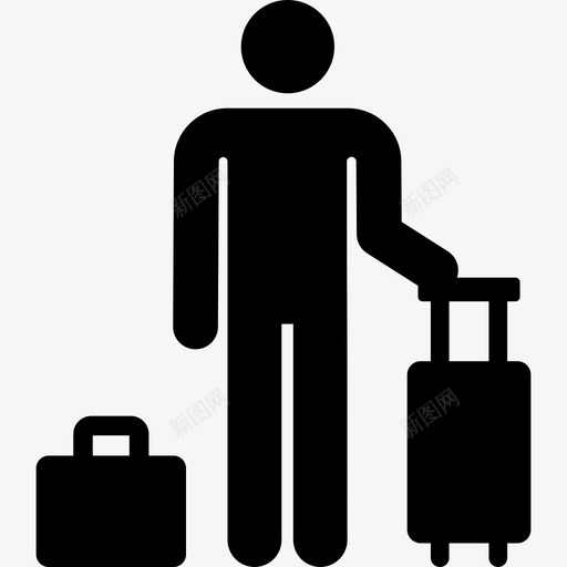 客人酒店象形图2已填充图标svg_新图网 https://ixintu.com 客人 已填充 酒店象形图2