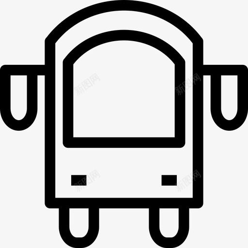 公共汽车交通2直达图标svg_新图网 https://ixintu.com 交通2 公共汽车 直达