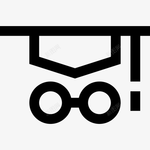 Mortarboard创业和新业务2线性图标svg_新图网 https://ixintu.com Mortarboard 创业和新业务2 线性