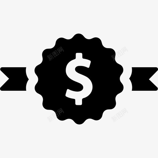 徽章财务状况可靠图标svg_新图网 https://ixintu.com 可靠 徽章 财务状况