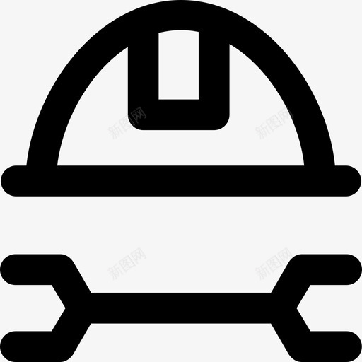 工人工业图标系列粗体圆形svg_新图网 https://ixintu.com 工业图标系列 工人 粗体圆形