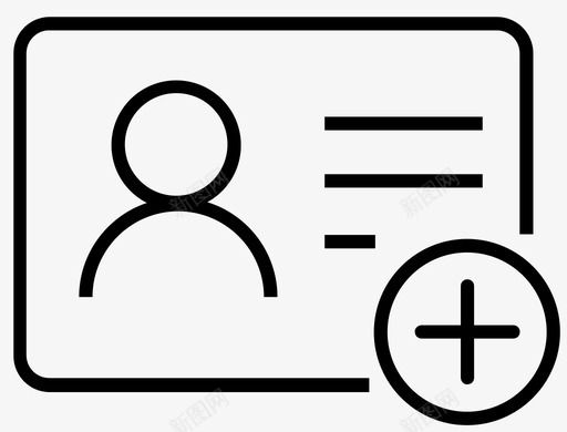 添加IC卡svg_新图网 https://ixintu.com 添加IC卡