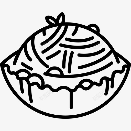 查特食物印度菜图标svg_新图网 https://ixintu.com 印度菜 查特 食物