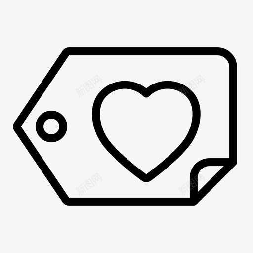 爱情标签价格浪漫图标svg_新图网 https://ixintu.com 价格 婚礼 浪漫 爱情大纲 爱情标签