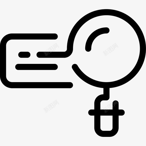 信息搜索商业研究图标svg_新图网 https://ixintu.com 信息搜索 商业 商业和搜索引擎优化 研究