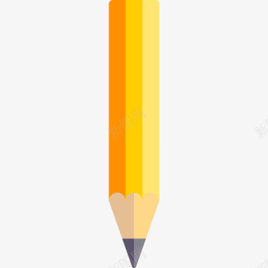 铅笔教育元素3扁平图标图标