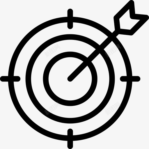 目标搜索引擎优化和在线营销2线性图标svg_新图网 https://ixintu.com 搜索引擎优化和在线营销2 目标 线性
