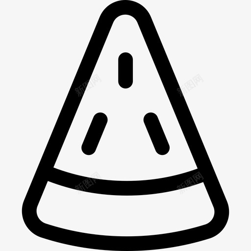 西瓜野餐和烧烤图标集线性svg_新图网 https://ixintu.com 线性 西瓜 野餐和烧烤图标集