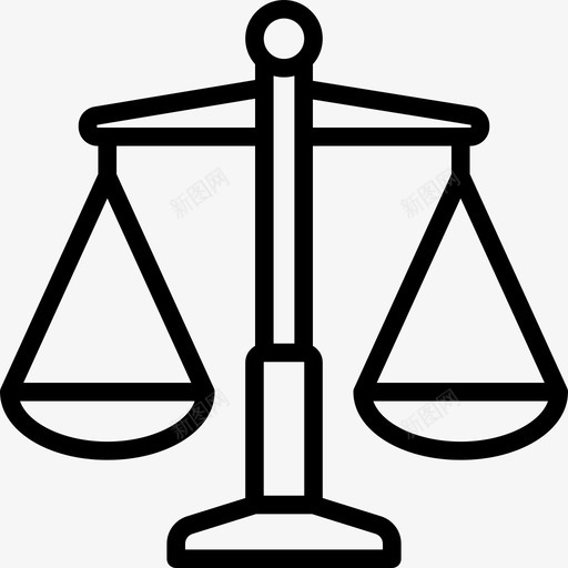 天秤座正义收藏直系图标svg_新图网 https://ixintu.com 天秤座 正义收藏 直系