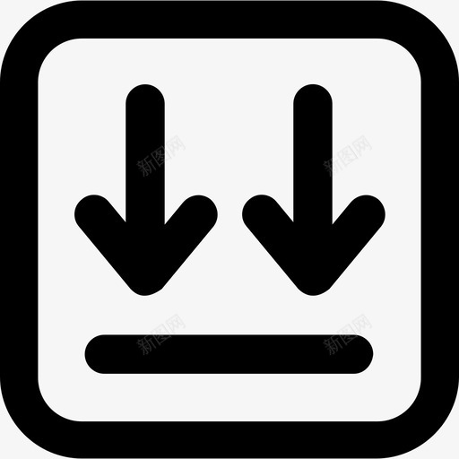 侧面朝下物流配送图标集合粗体圆形svg_新图网 https://ixintu.com 侧面朝下 物流配送图标集合 粗体圆形