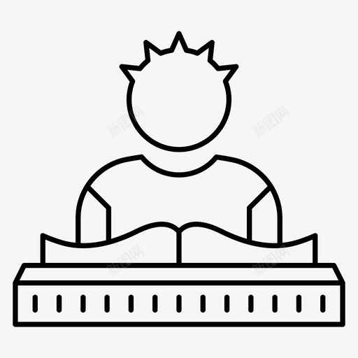 学生书籍教育图标svg_新图网 https://ixintu.com 书籍 学习 学生 教育 阅读