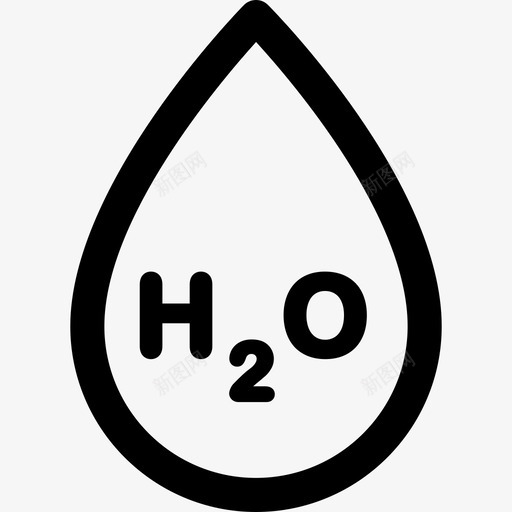 水科学研究2线性图标svg_新图网 https://ixintu.com 水 科学研究2 线性