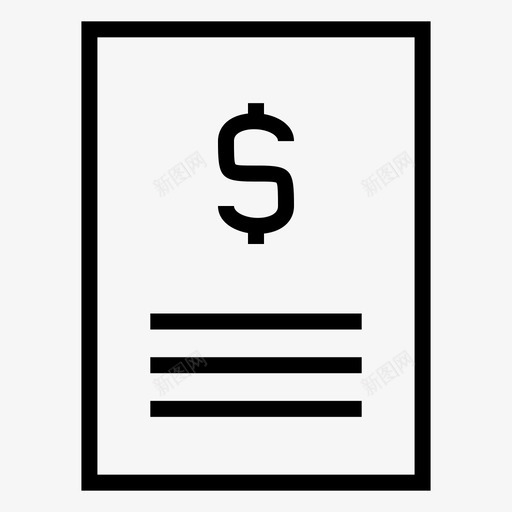 协议文件财务图标svg_新图网 https://ixintu.com 协议 报价 文件 财务 贷款