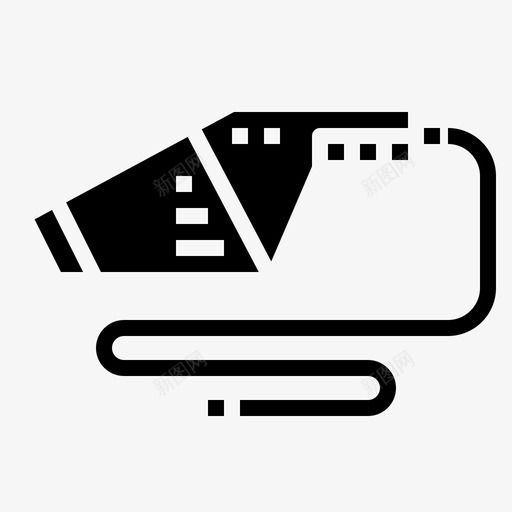 手动吸尘器清洁黑色清洁图标svg_新图网 https://ixintu.com 手动吸尘器 清洁 黑色清洁
