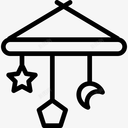 婴儿玩具家庭元素2线性图标svg_新图网 https://ixintu.com 婴儿玩具 家庭元素2 线性