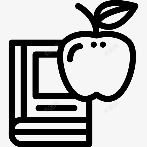 书籍学校图标集线性svg_新图网 https://ixintu.com 书籍 学校图标集 线性
