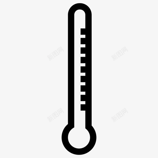 温度计指示器温度图标svg_新图网 https://ixintu.com 天气 指示器 温度 温度计