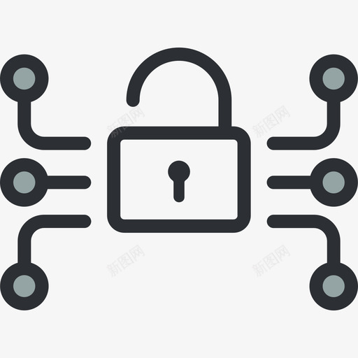 安全商业集合6红色图标svg_新图网 https://ixintu.com 商业集合6 安全 红色