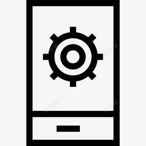 智能手机生产力图标集线性svg_新图网 https://ixintu.com 智能手机 生产力图标集 线性
