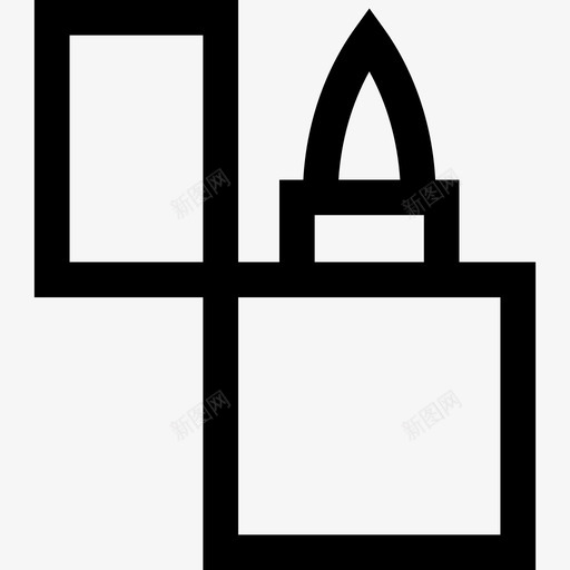 打火机trevel系列线性图标svg_新图网 https://ixintu.com trevel系列 打火机 线性