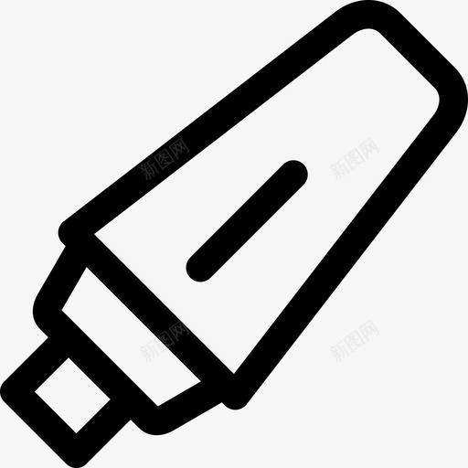 标记办公室元素线性图标svg_新图网 https://ixintu.com 办公室元素 标记 线性