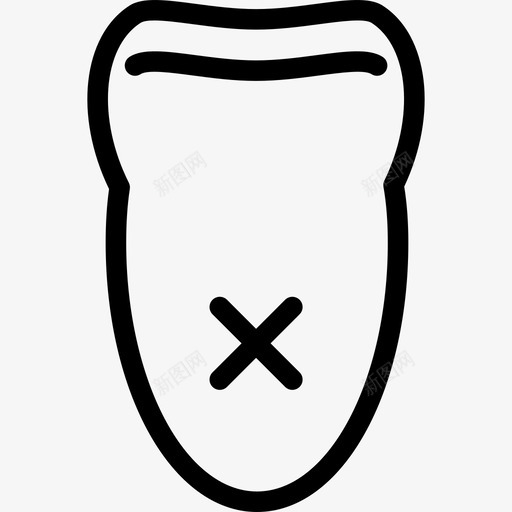 牙齿医用2直齿图标svg_新图网 https://ixintu.com 医用2 牙齿 直齿