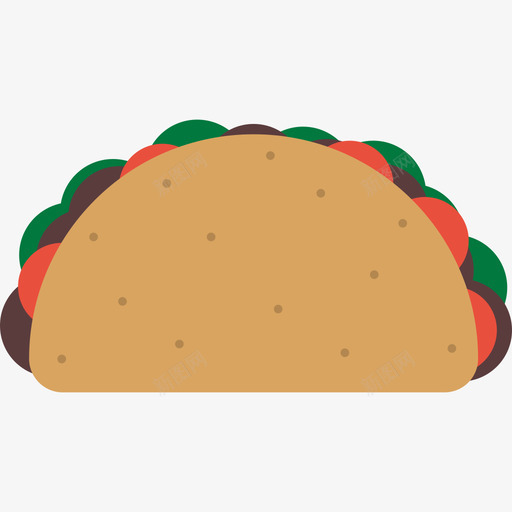 玉米卷食物和饮料3平的图标svg_新图网 https://ixintu.com 平的 玉米卷 食物和饮料3