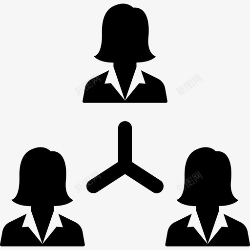 网络化商务收集可靠图标svg_新图网 https://ixintu.com 可靠 商务收集 网络化