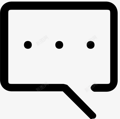 发送文本消息图标svg_新图网 https://ixintu.com 发送文本消息图标