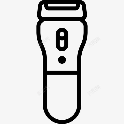 剃须刀家用电器套装直线型图标svg_新图网 https://ixintu.com 剃须刀 家用电器套装 直线型