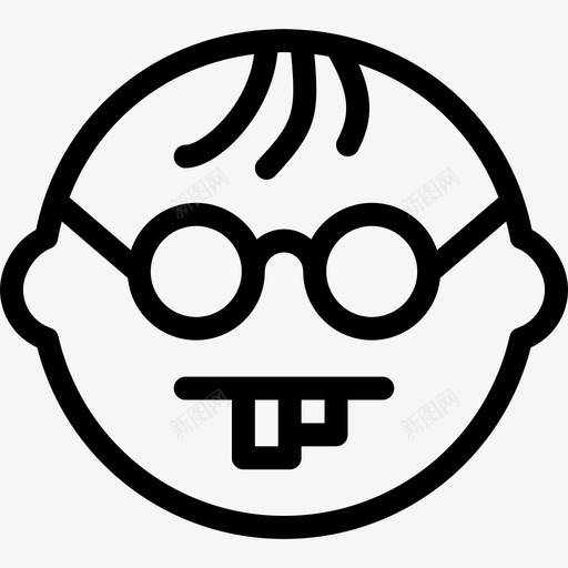 极客表情符号收集线性图标svg_新图网 https://ixintu.com 极客 线性 表情符号收集