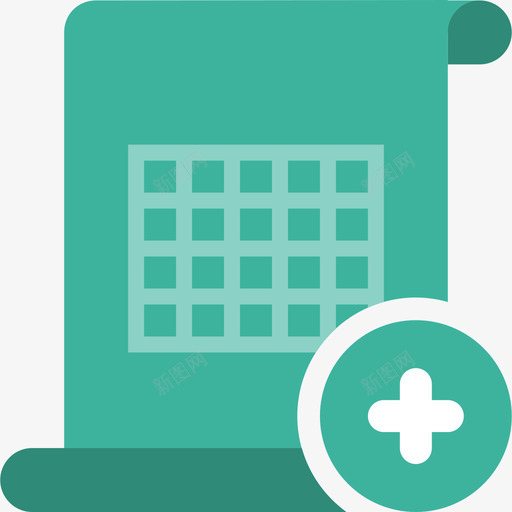 Excel文档平面图标svg_新图网 https://ixintu.com Excel 平面 文档