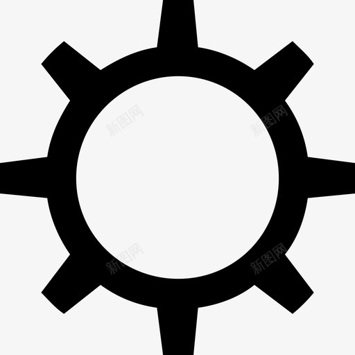 齿轮维护维修图标svg_新图网 https://ixintu.com 维修 维护 设置 齿轮