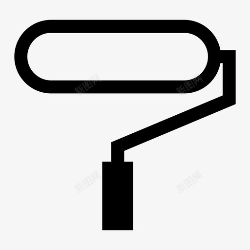 油漆涂抹器刷子图标svg_新图网 https://ixintu.com 刷子 油漆 涂抹器 用户界面 画笔 绘图