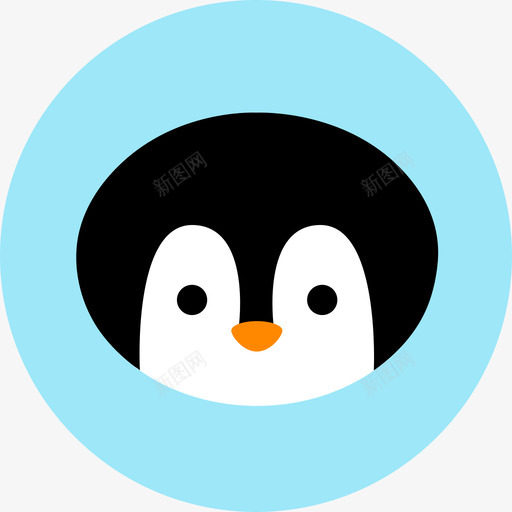 企鹅动物可爱的动物收藏图标svg_新图网 https://ixintu.com 企鹅 动物 可爱的动物收藏