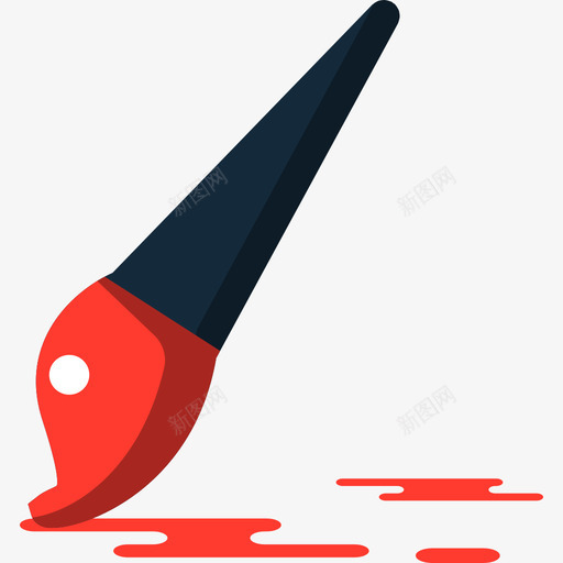 画笔彩色杂项图标平面svg_新图网 https://ixintu.com 平面 彩色杂项图标 画笔