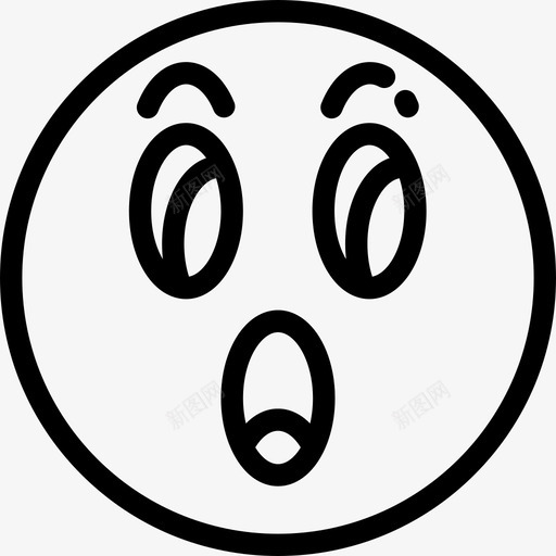 惊喜形状巨大的包轮廓线性图标svg_新图网 https://ixintu.com 形状巨大的包轮廓 惊喜 线性