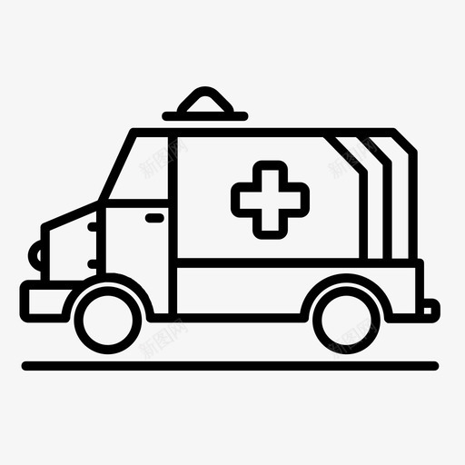 救护车灾难紧急情况图标svg_新图网 https://ixintu.com 医院 救护车 灾难 紧急情况 车辆 运输