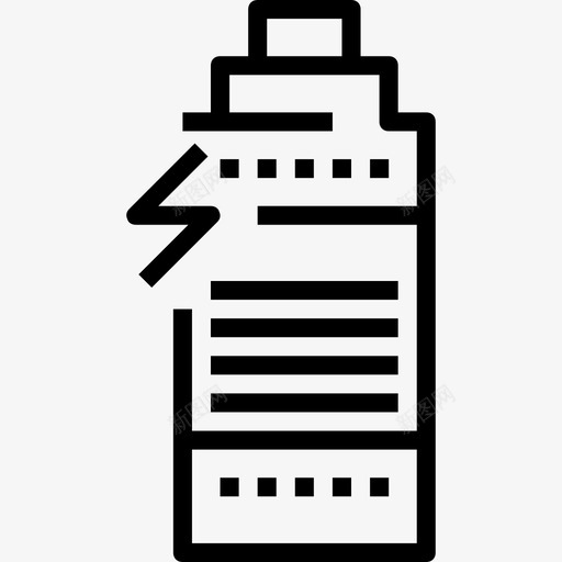 商业能源电力和生态图标svg_新图网 https://ixintu.com 商业 电力和生态 线性 能源