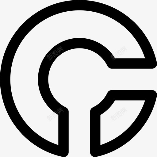 饼图高中设置2线性图标svg_新图网 https://ixintu.com 线性 饼图 高中设置2