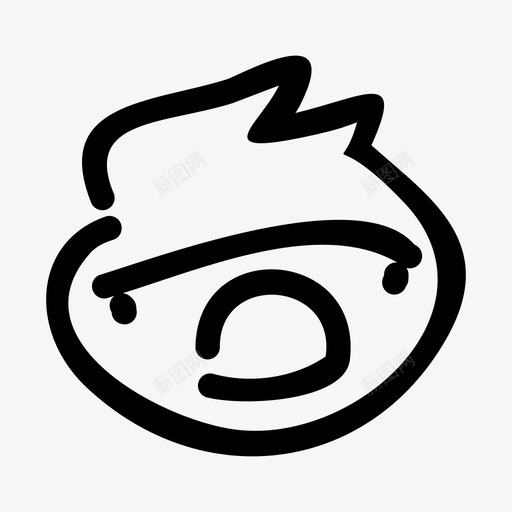 痛苦痛苦的脸绝望图标svg_新图网 https://ixintu.com 痛苦 痛苦的脸 绝望 表情 走投无路