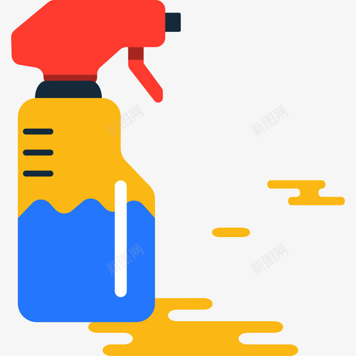 喷雾器彩色杂项图标平面svg_新图网 https://ixintu.com 喷雾器 平面 彩色杂项图标