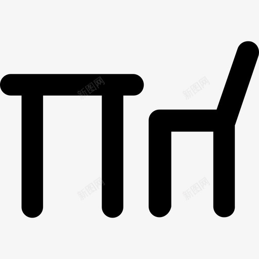 书桌学校系列粗体圆形图标svg_新图网 https://ixintu.com 书桌 学校系列 粗体圆形