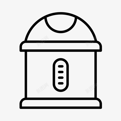 压力锅电器烹饪图标svg_新图网 https://ixintu.com 压力锅 慢炖锅 烹饪 电器 电饭煲
