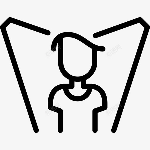 演员人物灯光镜头动作图标svg_新图网 https://ixintu.com 人物 演员 灯光镜头动作