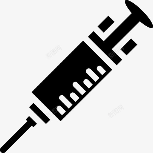 注射器保健图标收集填充svg_新图网 https://ixintu.com 保健图标收集 填充 注射器