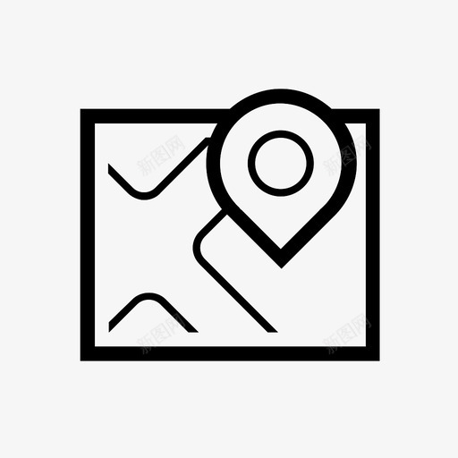 地图导游位置图标svg_新图网 https://ixintu.com 位置 地图 导游 旅行 路线