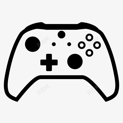 xboxone控件控制器游戏板图标svg_新图网 https://ixintu.com xboxone控件 控制器 游戏板 视频游戏